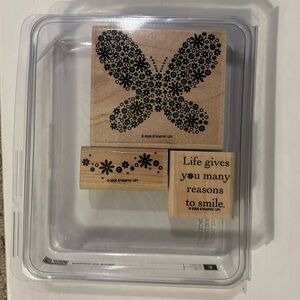 Stamping Up 3 piece stamp set “Reasons To Smile”